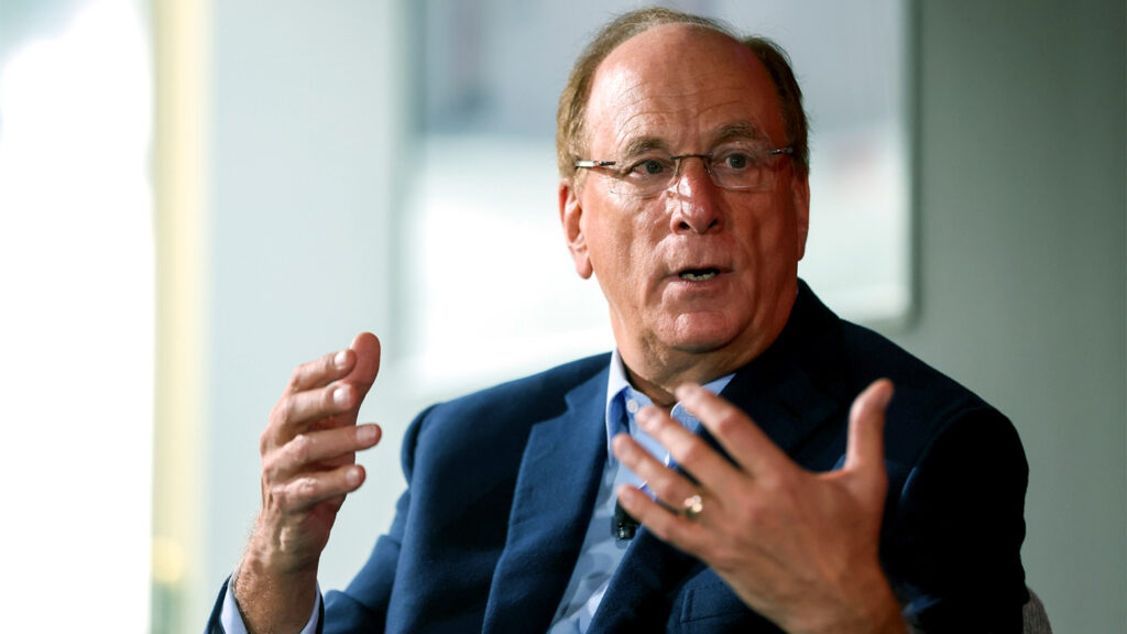 Larry Fink, chairman and chief executive officer of BlackRock. Photo: Getty Images