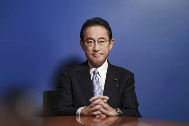 Headshot picture of Japan's Prime Minister, Fumio Kishida. Photo: Getty Images