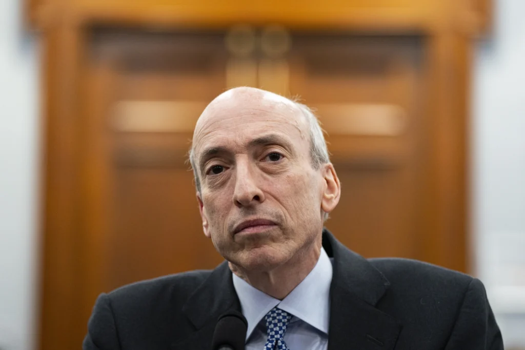 SEC Chair Gary Gensler implements new regulations to increase transparency in short-sale transactions and securities lending. PHOTO: Al Drago/Bloomberg
