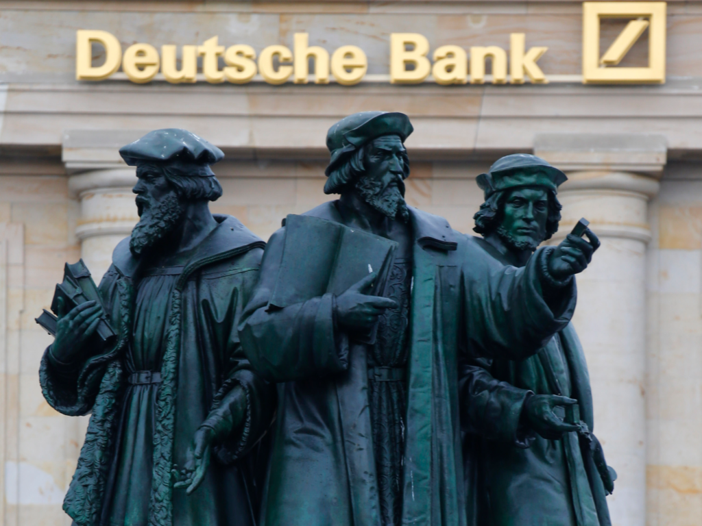 Joanne Hannaford joins Deutsche Bank's corporate bank in London, where she will lead the payment strategy, after departing from UBS. PHOTO: Reuters/Kai Pfaffenbach