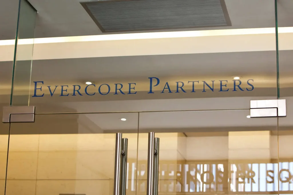 Evercore: Where Expertise and Global Reach meet to Drive Financial Success. PHOTO: KIme/fnlondon