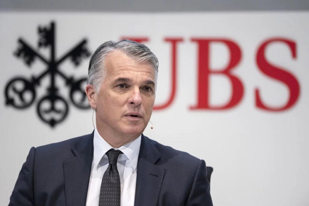 Sergio Ermotti, CEO of UBS Group, addresses challenges and measures taken following Credit Suisse employee departures. PHOTO: Christian Beutler / Keystone