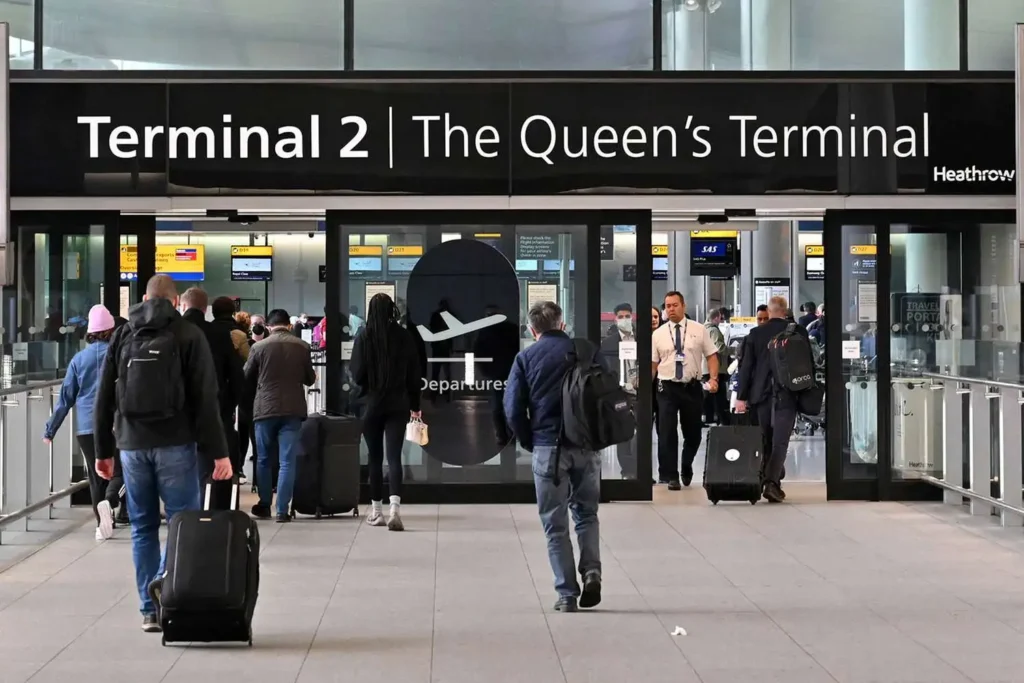 Heathrow Terminal 2, soon to be part of the portfolio of PIF, the Saudi sovereign wealth fund. PHOTO: JUSTIN TALLIS/GETTY IMAGES