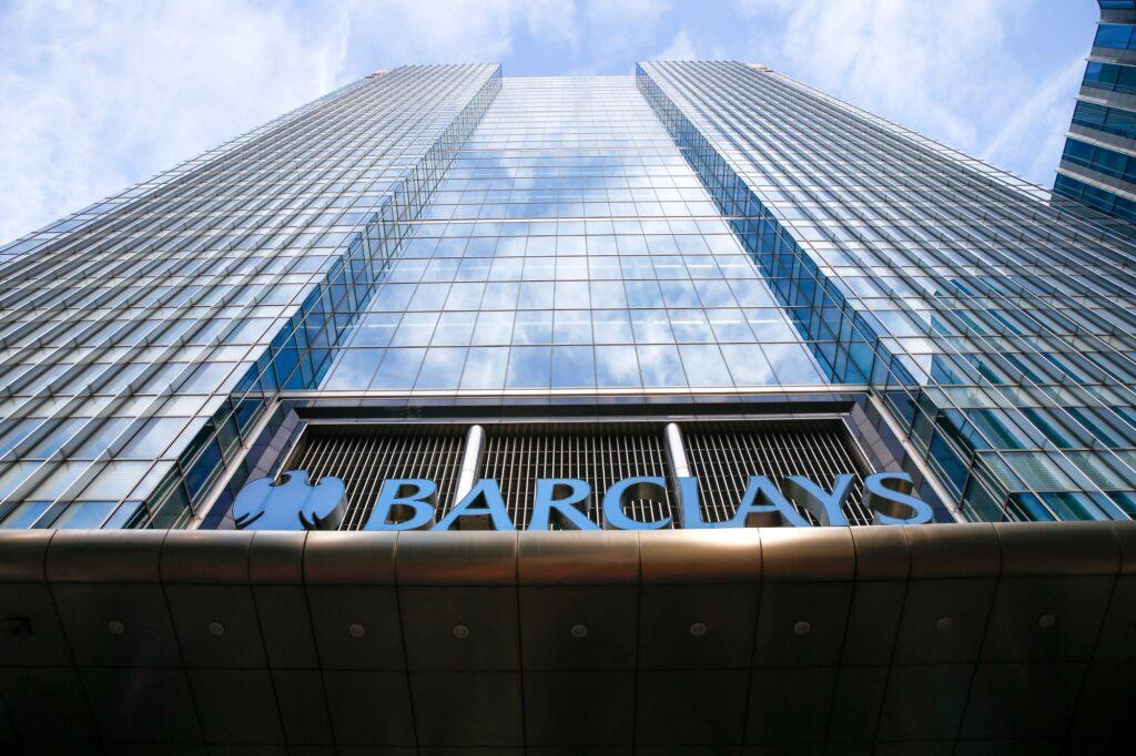 Barclays bank has been in Canary Wharf in 2005. Photo: Getty Images
