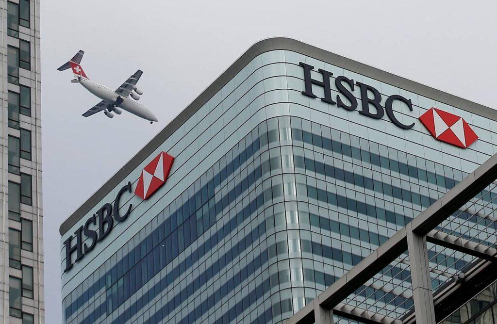 HSBC headquarters based in Canary Wharf, London, UK. Photo: Getty Images
