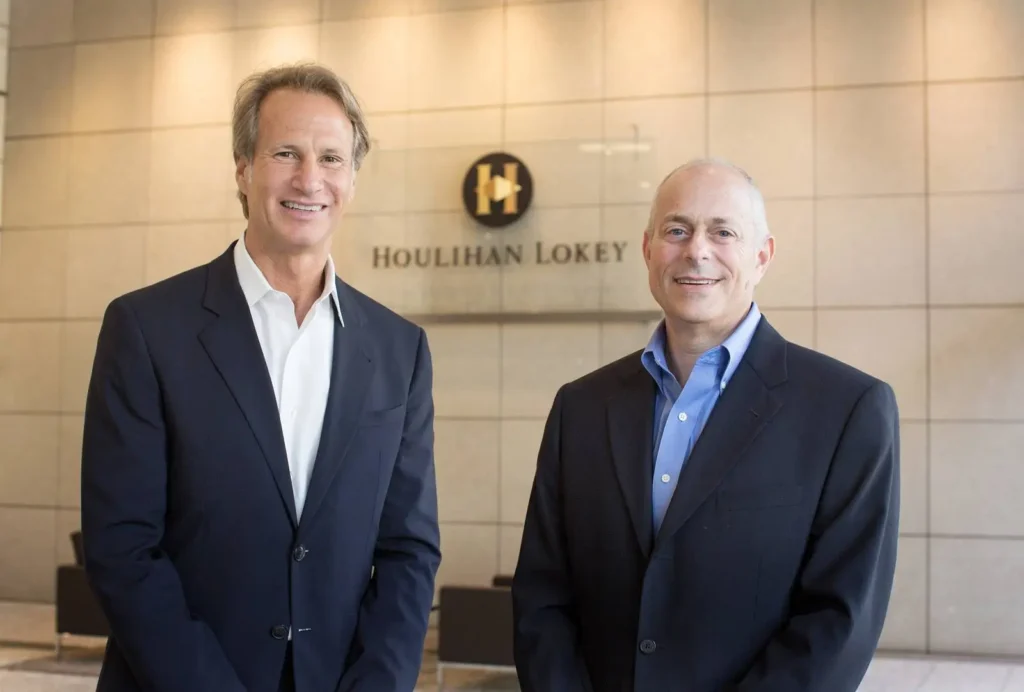 Houlihan Lokey: Executive Chairman, Irwin Gold (Left), with Chief Executive Scott Beiser. PHOTO: Houlihan Lokey