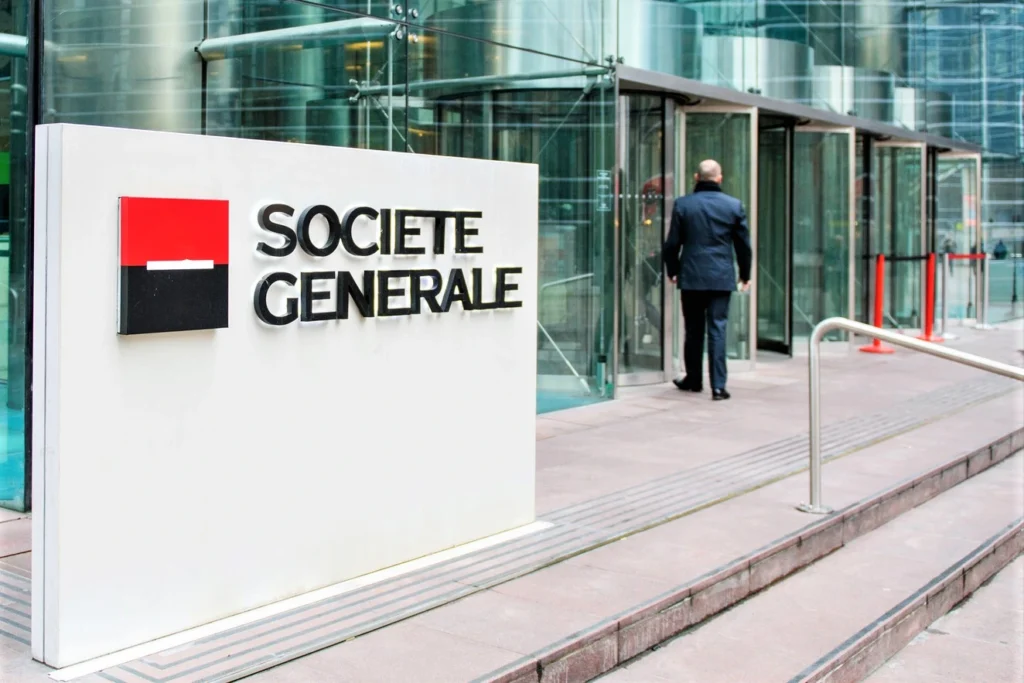 The headquarters of Société Générale, the French banking group, in La Defense, outside Paris. PHOTO: Shutterstock