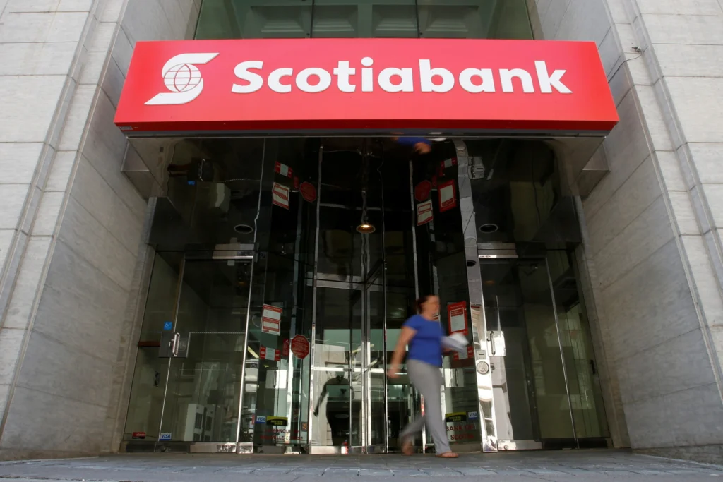 Scotiabank Ottowa Office. The bank is undergoing a restructuring to drive wealth management growth and customer sales. PHOTO: Chris Wattie/Reuters