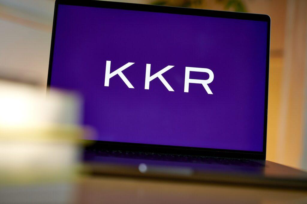 The KKR & Co. logo on a laptop arranged in the Brooklyn borough of New York, US, on Wednesday, July 12, 2023. Photo: Shutterstock