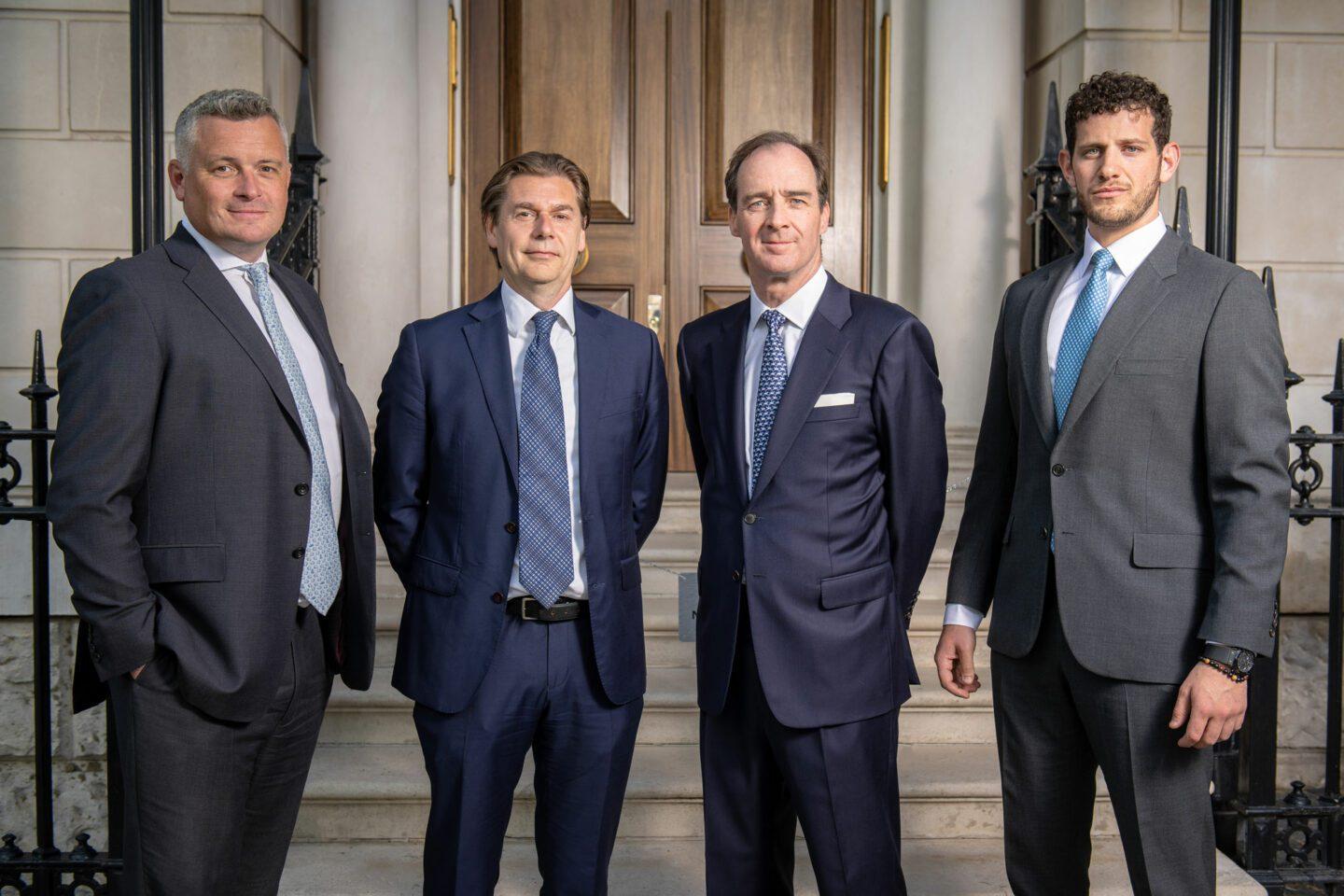 (L-R): Richard Benson, Co-CIO, Umberto Alvisi, Co-CIO, Mark Astley, Co-CEO and Simon Lack, Director (Digital Asset Solutions), Millennium Global Investments. PHOTO: Shutterstock